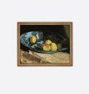 Apples in a Delft Bowl Framed Print