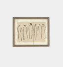 Abstract Figures Framed Print