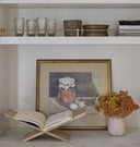 Trevor Travertine Book Stand