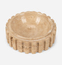 Athens Round Travertine Catchall
