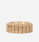 Athens Round Travertine Catchall