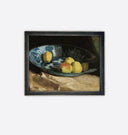 Apples in a Delft Bowl Framed Print