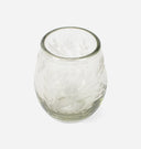 Etched Oval Glass