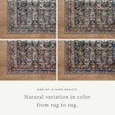 Billie BIL-02 Ocean / Brick Area Rug