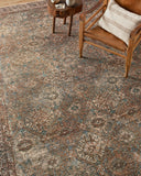 Billie BIL-04 Aqua / Rust Area Rug