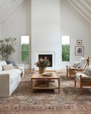 Billie BIL-04 Aqua / Rust Area Rug