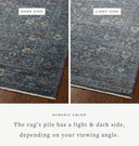 Bradbury BRU-03 Ocean / Gold Area Rug
