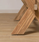 Long Teak Outdoor Dining Table