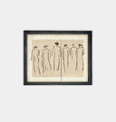 Abstract Figures Framed Print