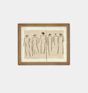Abstract Figures Framed Print