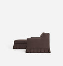 Carpenter Skirted Slipcovered Chaise Sectional