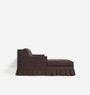 Carpenter Skirted Slipcovered Chaise Sectional