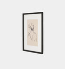 Charcoal Her by Brittney Schulz Framed Print