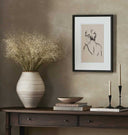 Charcoal Her by Brittney Schulz Framed Print
