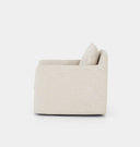 Douglas Slipcovered Swivel Chair
