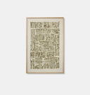 Idlywild Green 40" x 60" Framed Wall Art