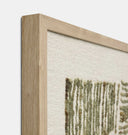 Idlywild Green 40" x 60" Framed Wall Art