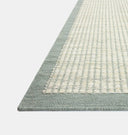 Lilah LIH-01 Ivory / Sky 18" x 18" Sample