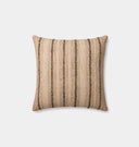 Elowen Pillow 22'' x 22'' Natural / Blue
