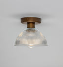 Erbil Prismatic Glass Flush Ceiling Light