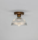 Erbil Prismatic Glass Flush Ceiling Light