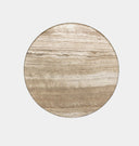Figueroa Round Travertine Dining Table