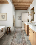Georgie GER-04 Teal / Antique Area Rug