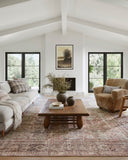 Georgie GER-06 Bordeaux / Antique Area Rug