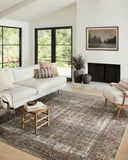 Georgie GER-07 Moss / Salmon Area Rug