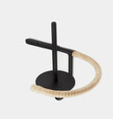 Millar Steel & Rattan Toilet Paper Holder