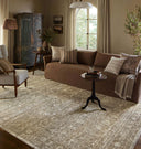 Honora HON-01 Khaki / Beige Area Rug