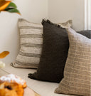 Zephyr Pillow 22'' x 22'' Ivory / Olive