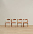 Antique Leather Chair S/4