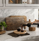 Etched Oval Glass