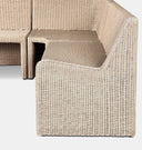 Senna Outdoor L-Shape Dining Banquette