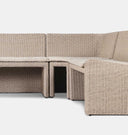 Senna Outdoor U-Shape Dining Banquette