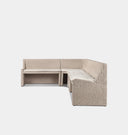 Senna Outdoor L-Shape Dining Banquette