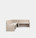 Senna Outdoor L-Shape Dining Banquette
