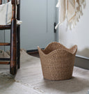 Handwoven Scallop Basket