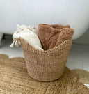 Handwoven Scallop Basket