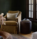 Olivia Wicker Stool