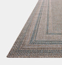 Topanga TOP-05 Natural / Teal Area Rug