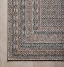 Topanga TOP-05 Natural / Teal Area Rug
