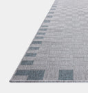 Topanga TOP-07 Silver / Blue Area Rug