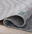 Topanga TOP-07 Silver / Blue Area Rug