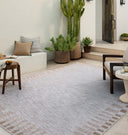 Topanga TOP-08 Silver / Natural Area Rug