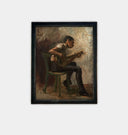 The Banjo Player Framed Print