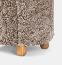 Tocho Shearling Footed Stool