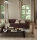 Zephyr Pillow 22'' x 22'' Natural / Wine
