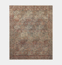 Billie BIL-04 Aqua / Rust Area Rug